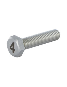Tornillo metales cabeza hexagonal 8X35 Inoxidable A4...