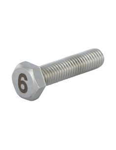 Tornillo metales cabeza hexagonal 8X35 Inoxidable A4...