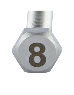 Tornillo metales cabeza hexagonal 8X35 Inoxidable A4... 2