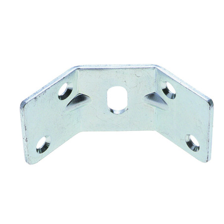 1 x Herraje para mesa 5 agujeros Acero cincado blanco