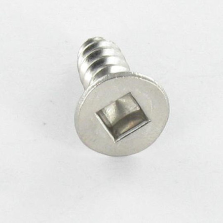 1 x Tornillo chapa cabeza fresada/testa svasat cuadrado 4.8X25 Huella cuadrada 2 Inoxidable A2