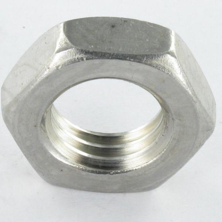 1 x Tuerca hexagonal baja hm/contratuerca M8 Inoxidable A4