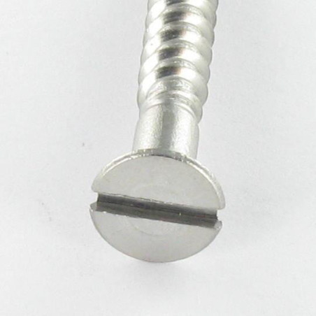 1 x Tornillo madera Inoxidable A2 cabeza fresada/testa svasat ranura 5X25