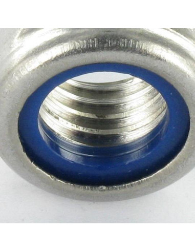 1 x Tuerca autoblocante M27 Inoxidable A4