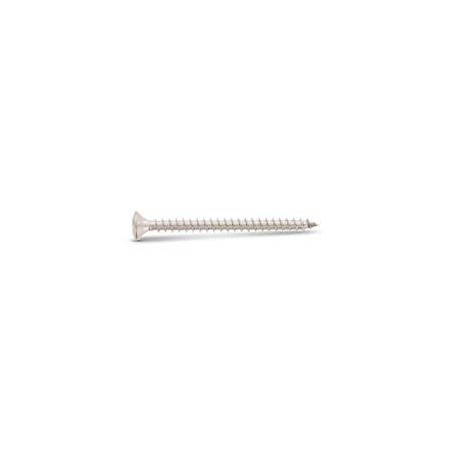 1 x Tornillo madera aglomerado cabeza fresada abombada TORX T25 5X60 roscado en 36 Inoxidable A4