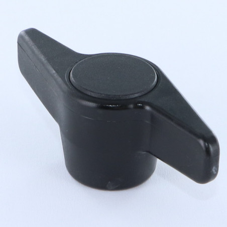 1 x Mango de sujeciÃ³n hembra nylon nero Inserto Nylon M5