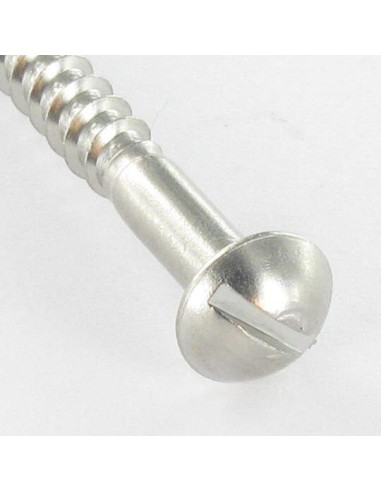 1 x Tornillo madera Inoxidable A2 cabeza...