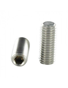 Tornillo metales sin cabeza seis lados hueco Inoxidable...