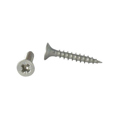 1 x Tornillo madera Inoxidable A2 cabeza fresada/testa svasat Pozi PZ3 2.5X16 microtornillo
