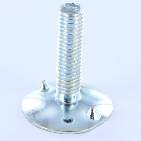 1 x Tornillo metales cabeza fresada/testa svasat M8X35 roscado en 25 2 NICOTRAS Acero cincado blanco