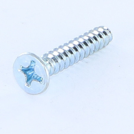 1 x Tornillo chapa cabeza fresada/testa svasat Phillips 2 sin punta 4.8X38 Acero cincado blanco