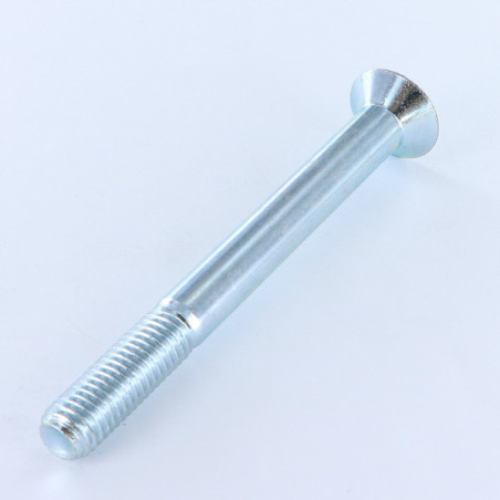 1 x Tornillo metales FHC cabeza fresada cavidad hexagonal hueca M8X55 roscado en 22 clase 10.9 llave de 5 Acero cincado