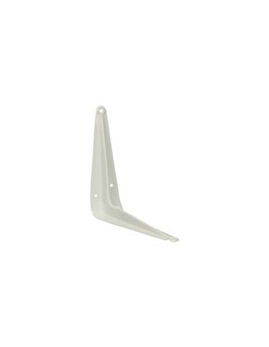 1 x Escuadra Estante Acero bruto blanco 100X125X34