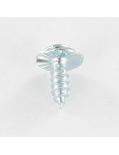 Tornillo chapa poelier cabeza redonda ancha dentado... 2