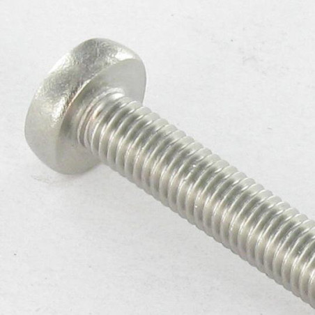 1 x Tornillo metales cabeza abovedada ancha Pozi PZ4 M4X25 Inoxidable A4