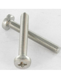 Tornillo metales cabeza abovedada ancha Pozi PZ3 M3X8... 2