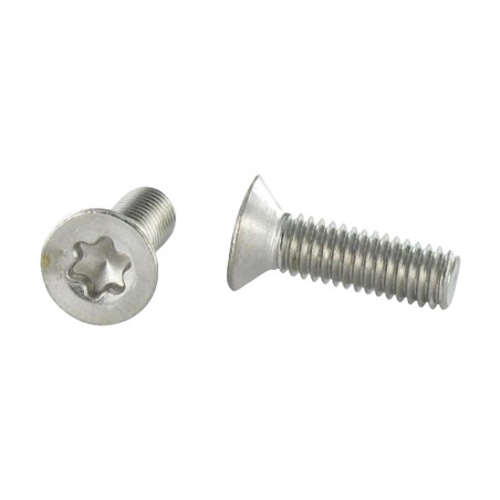 1 x Tornillo metales cabeza fresada/testa svasat TORX T10 M3X16 Inoxidable A4 microtornillo