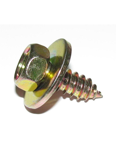 1 x Tornillo chapa cabeza hexagonal 6.3X16 +...