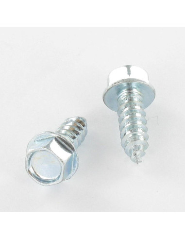 1 x Tornillo chapa cabeza hexagonal resalto...