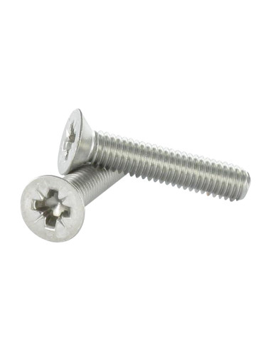 1 x Tornillo metales cabeza fresada/testa...