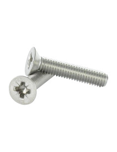 Tornillo metales cabeza fresada/testa svasat Pozi M2X5...