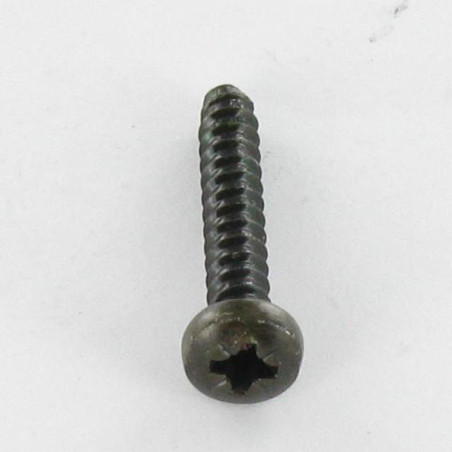 1 x Tornillo chapa cabeza abovedada ancha Pozi 3.5X6.5 Acero cincado negro sin punta