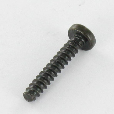 1 x Tornillo chapa cabeza abovedada ancha Pozi 2.9X16 Acero cincado negro sin punta