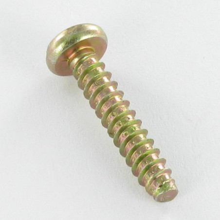 1 x Tornillo chapa cabeza abovedada ancha Pozi 2,9 x 9,5 Bicromato sin punta