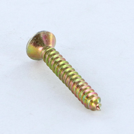1 x Tornillo chapa cabeza fresada abombada Pozi 3.5X25 Bicromato