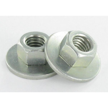 1 x Tuerca Twolok cl (con arandela cónica) M5 Arandela M5X15X6.65 Acero cincado blanco