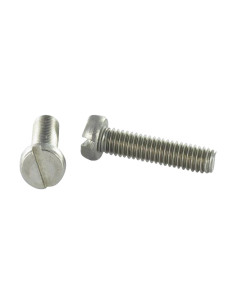 Tornillo metales cabeza cilíndrica ranura M3X8 Inoxidable...