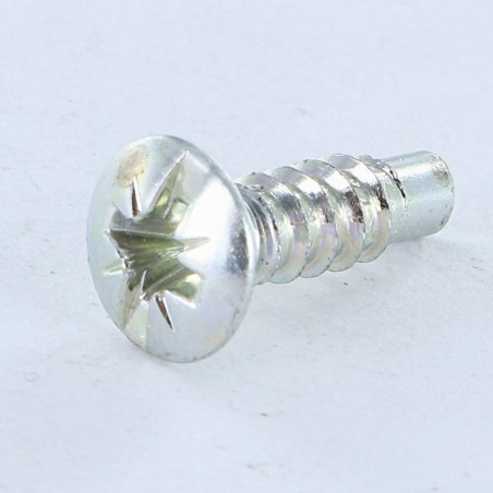 1 x Tornillo chapa cabeza fresada abombada Pozi ranura 4.8X16 punta guía Bicromato 200 Horas niebla salina sin óxido