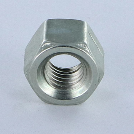1 x Tuerca autoblocante ranura M6 H130 clase 8 Acero cincado blanco