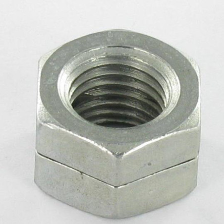 1 x Tuerca autoblocante ranura M6 H100 clase 8 Acero cincado blanco