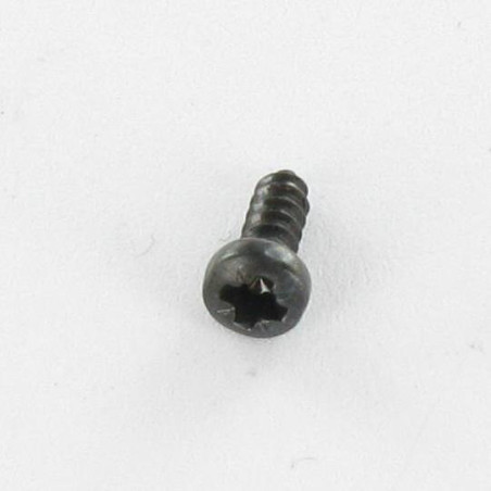 1 x Tornillo chapa cabeza abovedada ancha Pozi 4.2X13 Acero cincado negro
