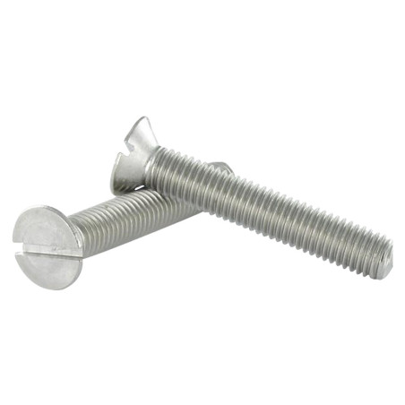1 x Tornillo metales cabeza fresada/testa svasat ranura M5X20 Inoxidable A4