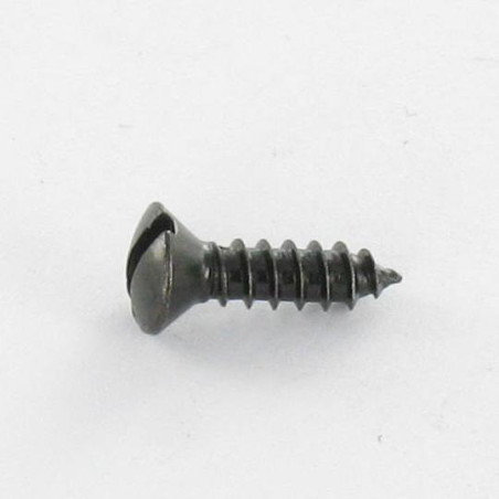1 x Tornillo chapa cabeza fresada abombada ranura 4.8X25 Acero cincado negro