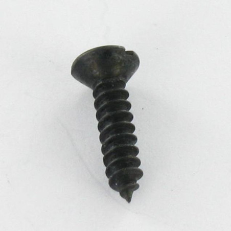 1 x Tornillo chapa cabeza fresada abombada ranura 4.8X25 Acero cincado negro