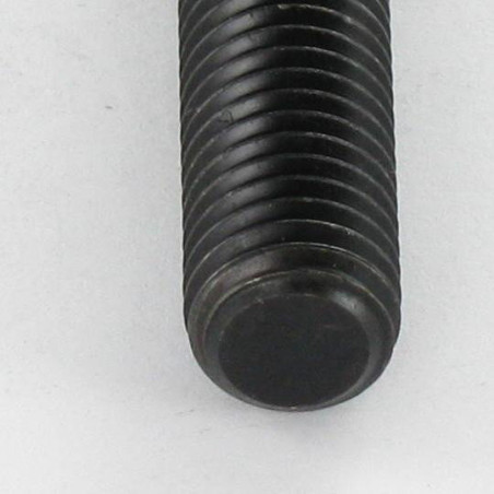 1 x Tornillo metales sin cabeza seis lados hueco llave de 6 M12X30 punta plana Acero bruto