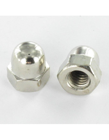 1 x Tuerca ciega M12 Acero niquelado