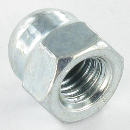 1 x Tuerca ciega M12 Acero cincado blanco