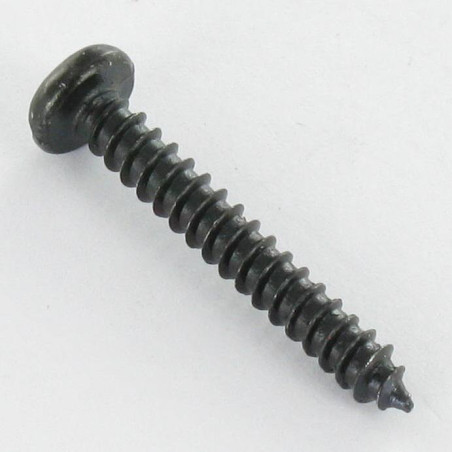 1 x Tornillo chapa cabeza cilíndrica ranura 3.5X16 Acero cincado negro