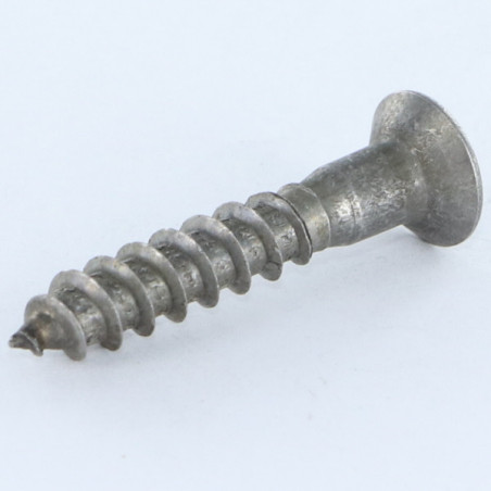 1 x Tornillo madera cabeza fresada/testa svasat sin ranura 6X35 Acero bruto
