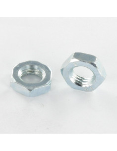 Tuerca hexagonal baja hm/contratuerca M5 Acero cincado...