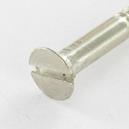 1 x Tornillo madera cabeza fresada/testa svasat ranura 5X35 Acero cromado