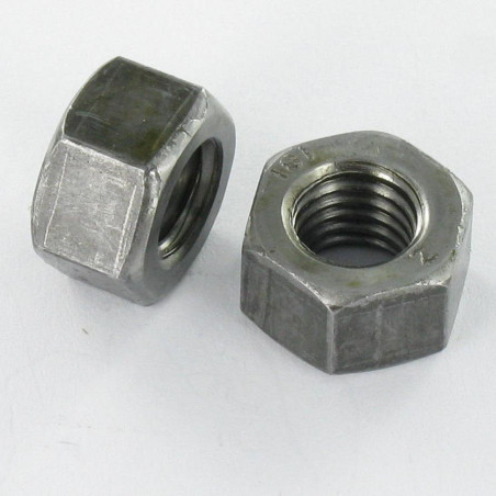 1 x Tuerca HH M16 grosor 16 clase 8 Acero bruto