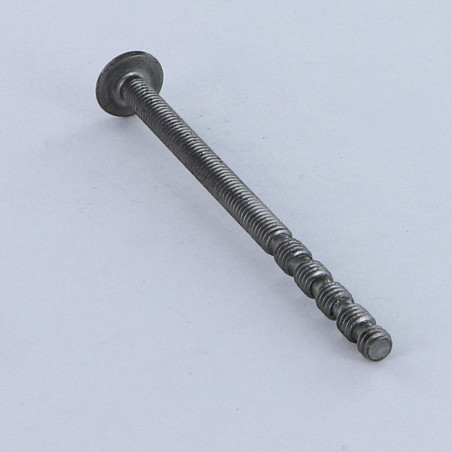 1 x Tornillo poelier cabeza redonda ancha Pozi ranura M4X65 roscado en 25 separable Acero bruto