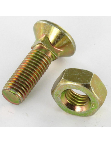 1 x Perno avellanado Cabeza fresada cuello...