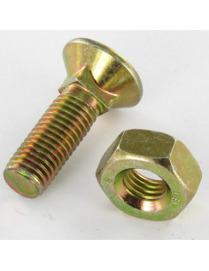 Perno avellanado Cabeza fresada cuello cuadrado 3/8X30... 2