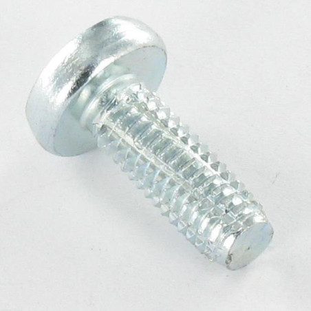 1 x Tornillo autorroscante cabeza abovedada ancha PHILLIPS 6X16 Acero cincado blanco